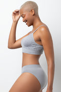 Animal Print Seamfree Bralette Grey (2)