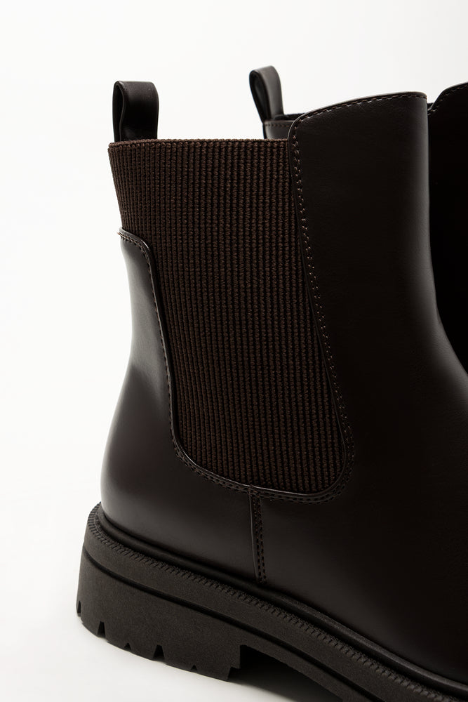 Chunky Chelsea Boots Brown (3)