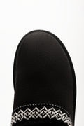 Platform Slipper Mule Black (4)