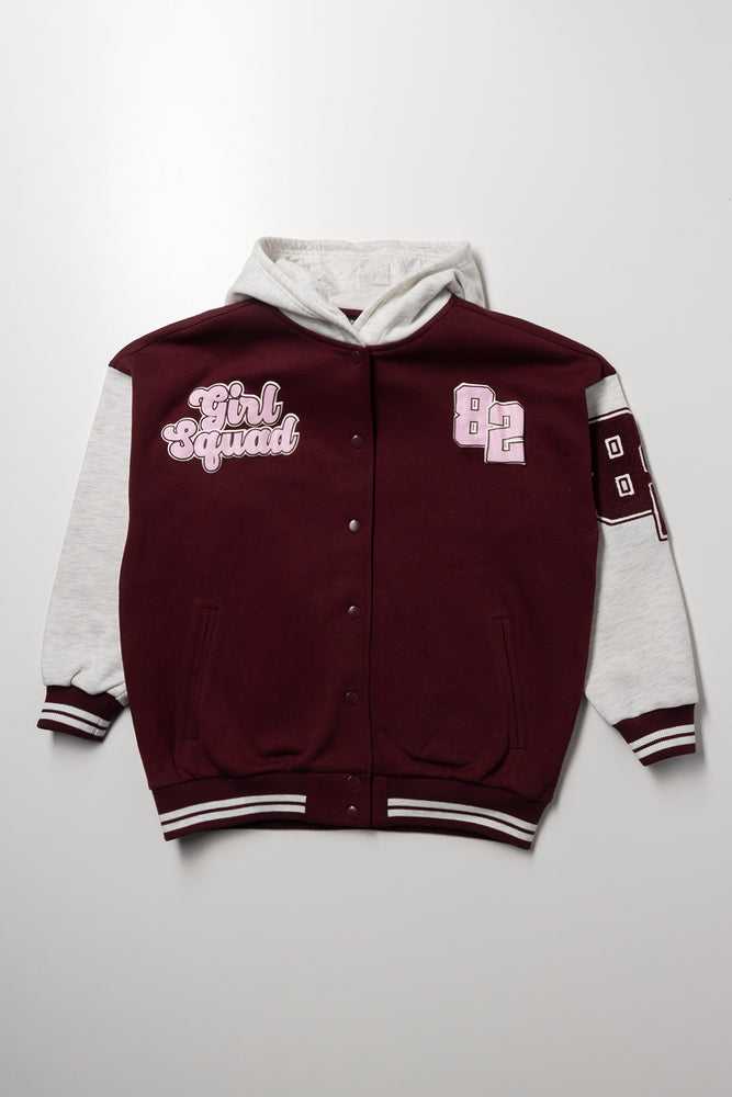 Baseball Jacket Burgundy