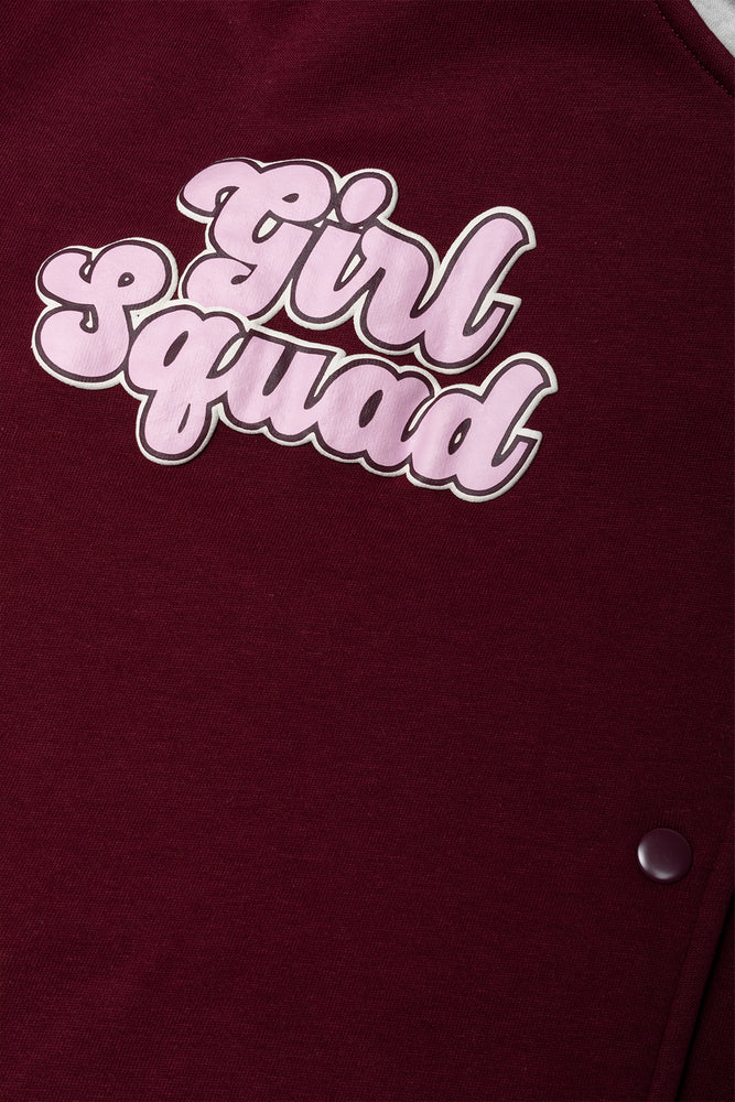 Baseball Jacket Burgundy