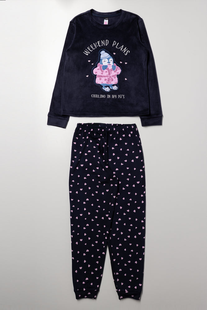Pyjama Set Navy