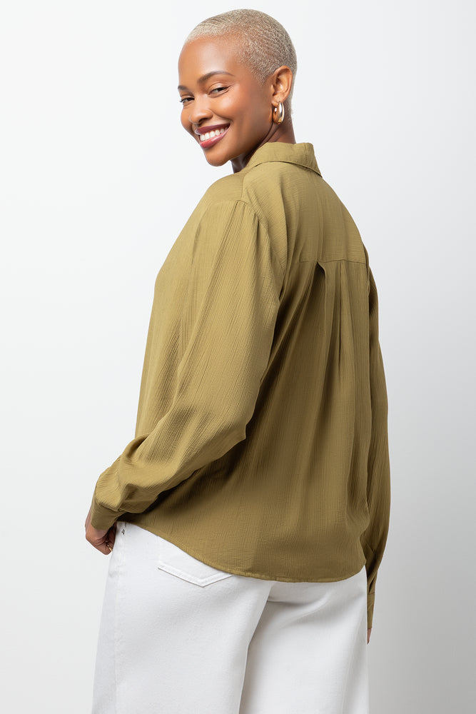 Long Sleeve Shirt Green | Shirts & Blouses | Ackermans