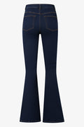 Dark Wash Flare Leg Jeans (1)