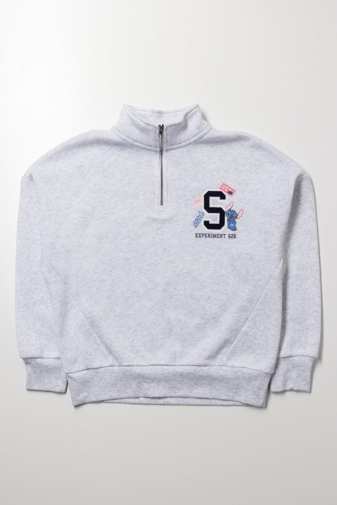 Stitch Quarter Zip Tracktop Grey | Tops & T-Shirts | Ackermans