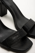 Block Heel Sandals Black (2)