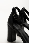 Block Heel Sandals Black (3)