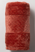 Textured Throw Orange