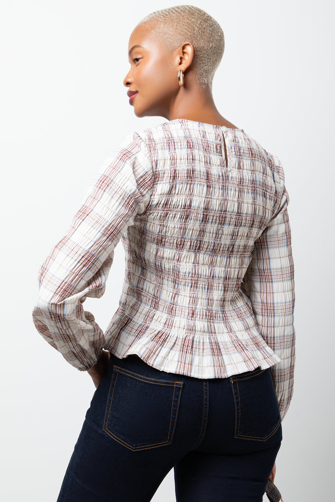【新品】anuke Backopen Check Tops anuke（アンヌーク） SALE30%OFF anuke 2025SpringSummer トップス