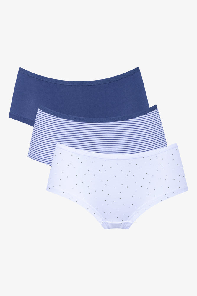 3 Pack Boyleg Panties Blue (1)