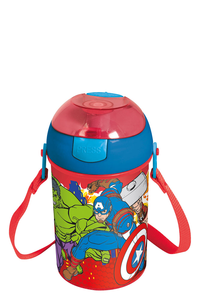 Avengers Pop Up Canteen Bottle Red 450ml