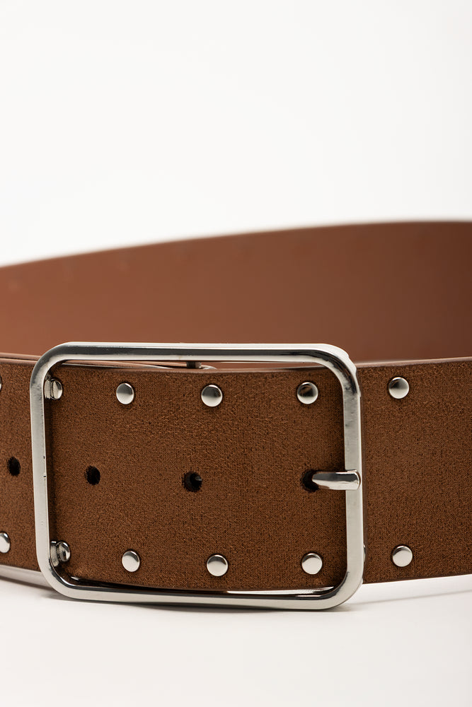Stud Belt Brown