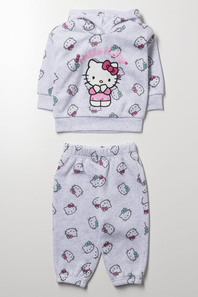 Hello Kitty Tracksuit Grey Melange