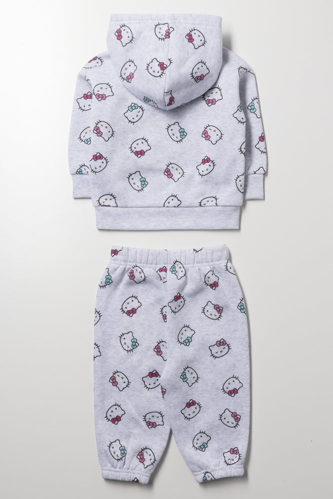 Hello Kitty Tracksuit Grey Melange (2)