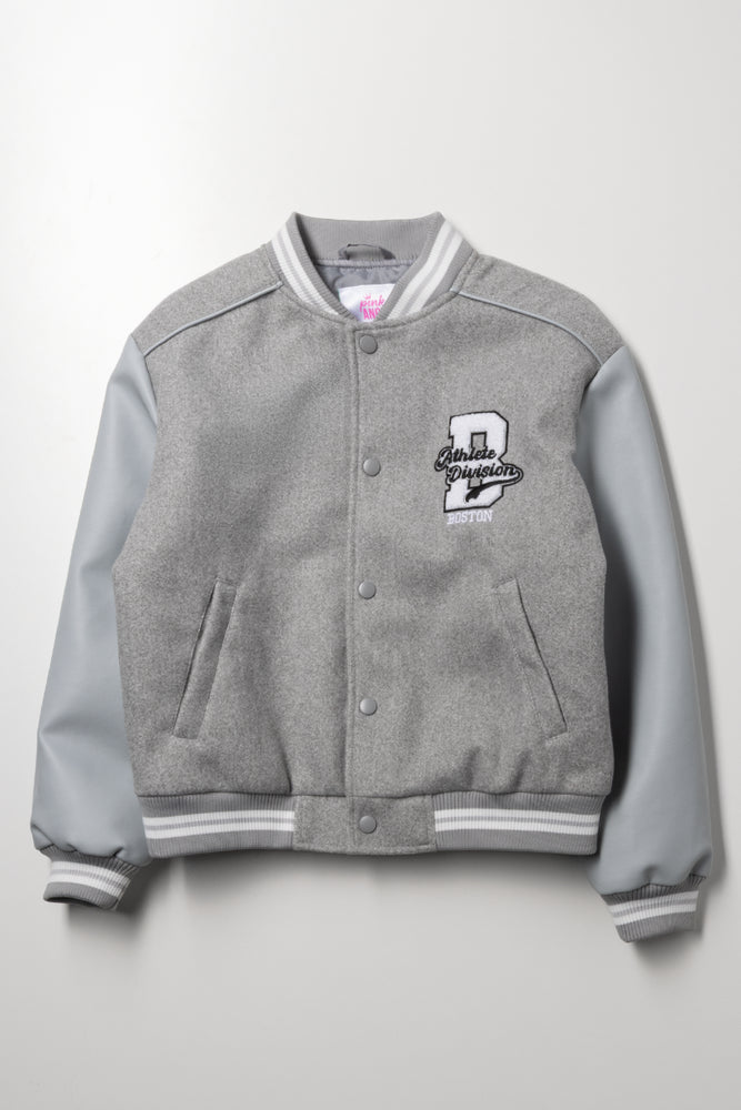 Varsity Jacket Grey | Jackets & Knitwear | Ackermans Varsity Jacket Grey | Jackets & Knitwear | Ackermans