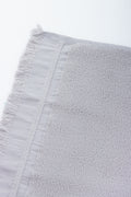 Silver Cotton Fringed Guest Towel (2)