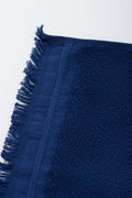 Blue Fringed Guest Towel (2)