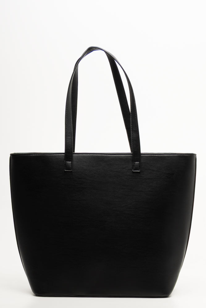 3 Piece Quilted Bag Set Black (6)