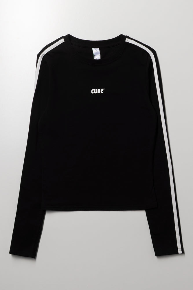 トップス typeshade REBELLION LONG T SHIRT BLACK Tape Long Sleeve T-Shirt Black | Tops & T-Shirts | Ackermans