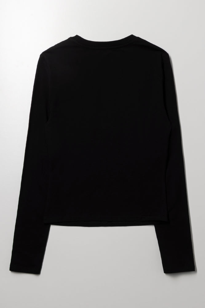 トップス typeshade REBELLION LONG T SHIRT BLACK Tape Long Sleeve T-Shirt Black | Tops & T-Shirts | Ackermans