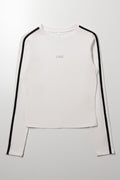 Tape Long Sleeve T-Shirt White