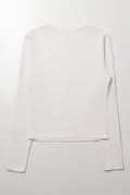 Tape Long Sleeve T-Shirt White (2)