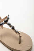 Shell Trim Sandals Natural (2)