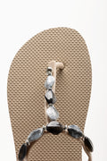 Shell Trim Sandals Natural (4)