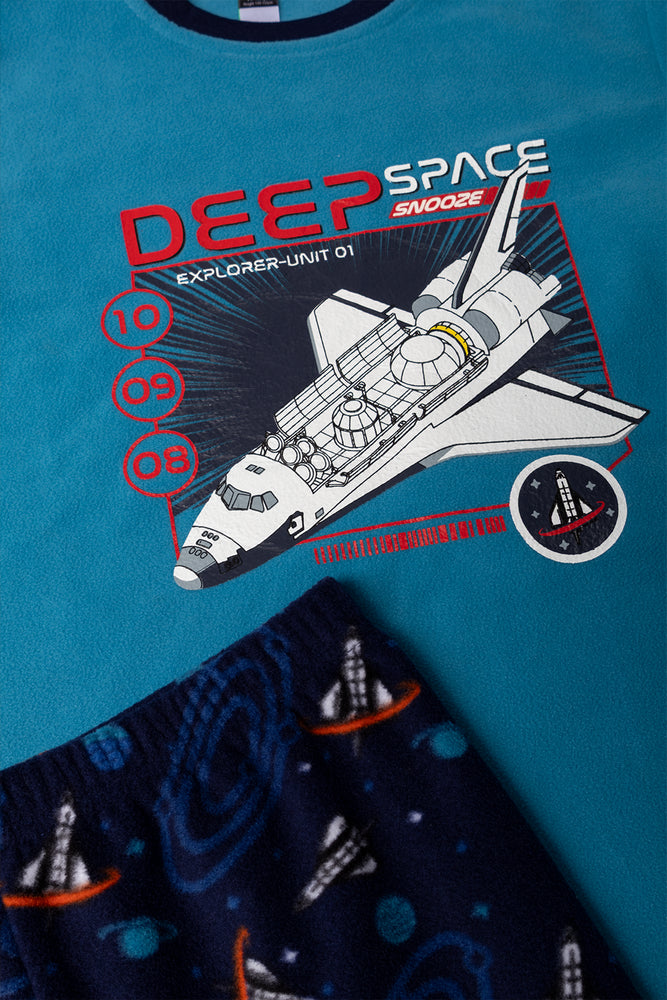 Long Sleeve Pyjama Set Blue