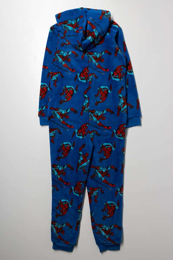 Spider-Man Onesie Blue (2)