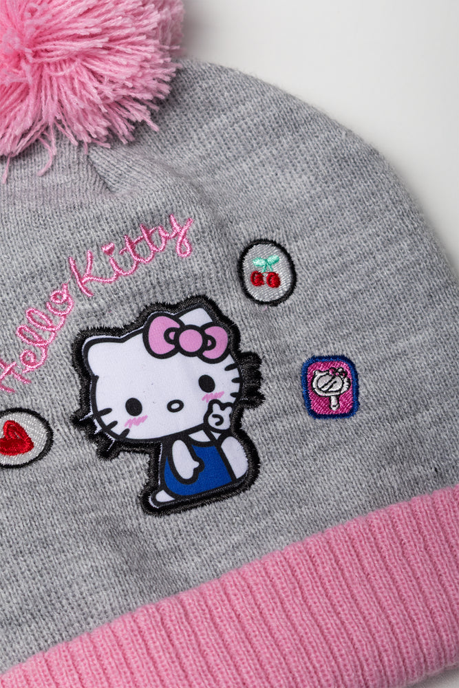 Hello Kitty Beanie Grey And Pink | Accessories | Ackermans