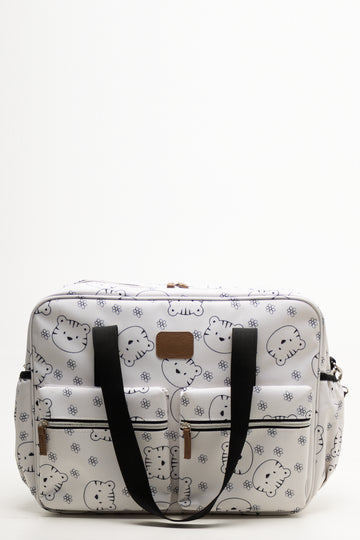 Nappy Bowler Bag Cream
