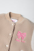 Sherpa Baseball Jacket Brown (1)