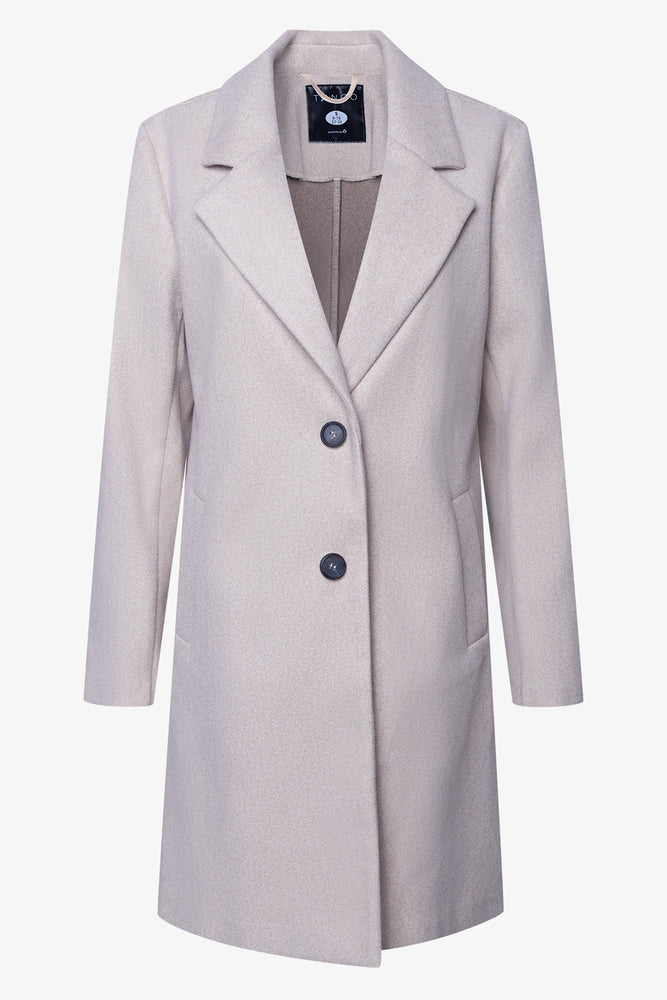 Melton Coat Oatmeal
