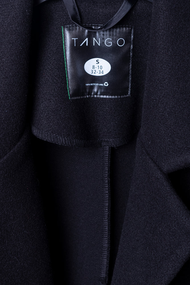 Single Breasted Melton Coat Black | Coats & Jackets | Ackermans