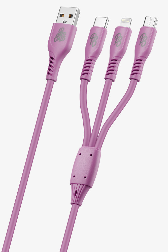 Pink Pro Bass 20W Fast Charger 3 in 1 (1)