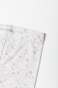 Glitter Heart Leggings Grey (1)