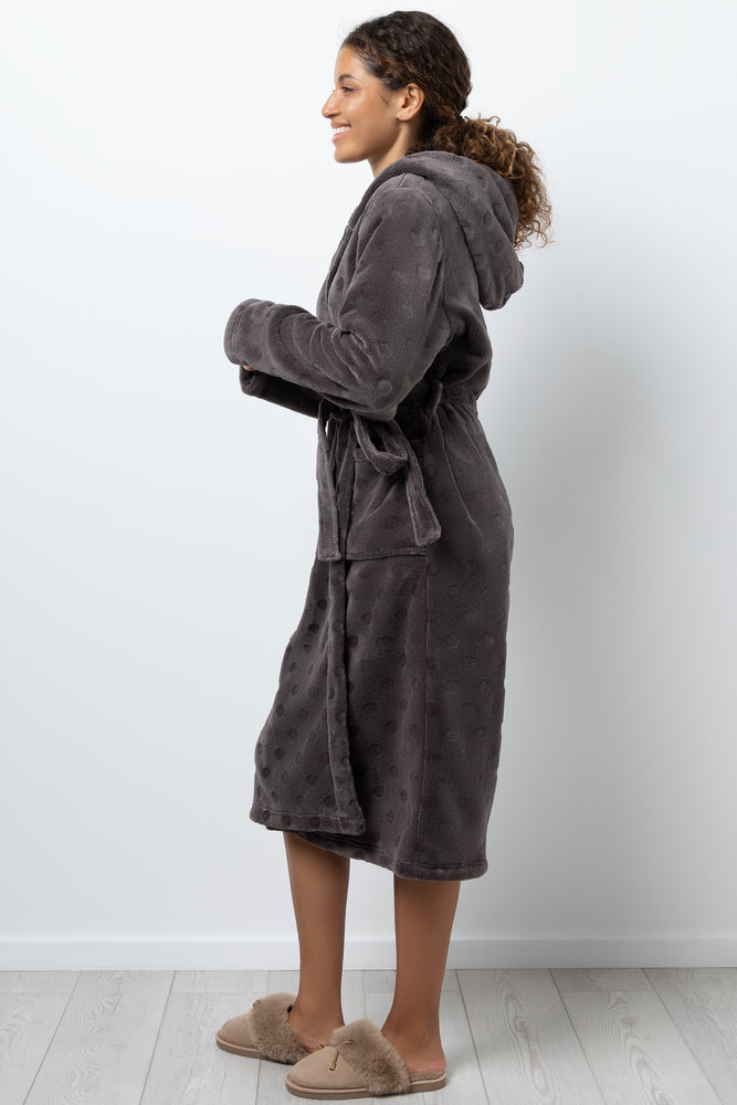 Hooded Gown Charcoal (1)