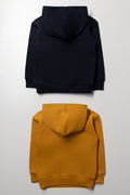 2 Pack Hoodies Navy And Yellow (2)