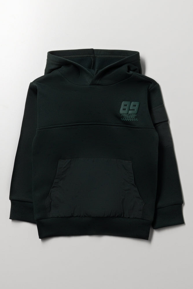 Hoodie With Pocket Green