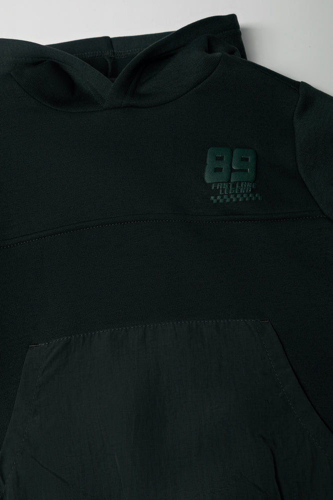 Hoodie With Pocket Green
