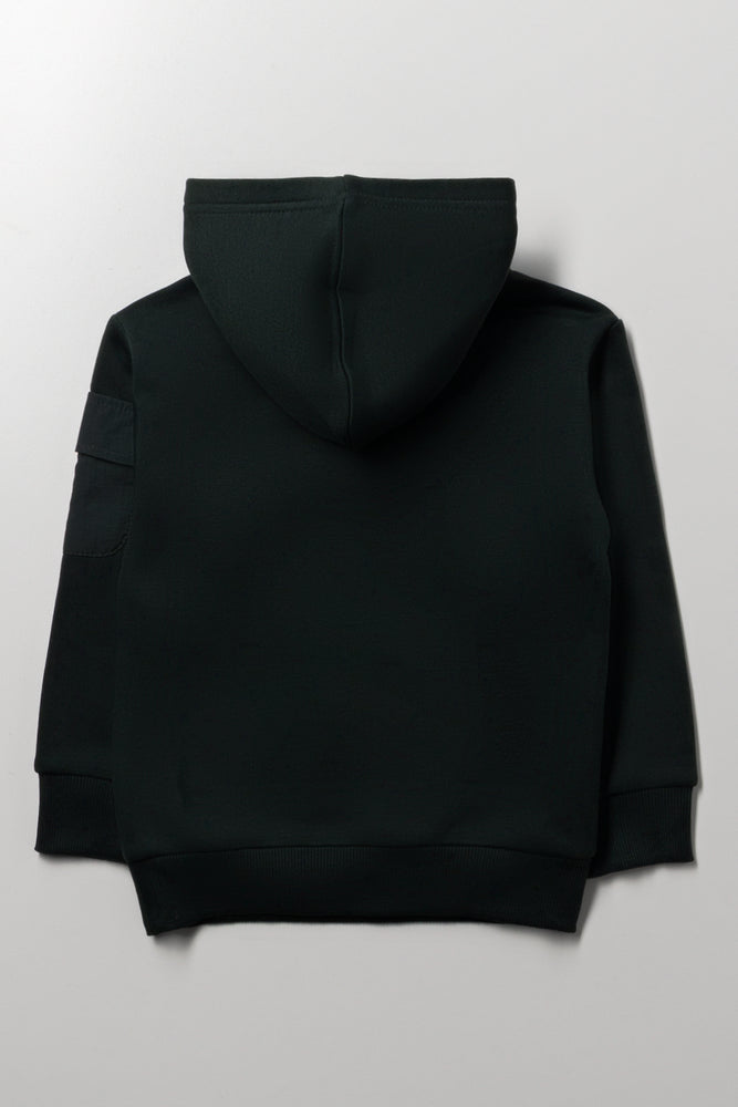 Hoodie With Pocket Green (2)