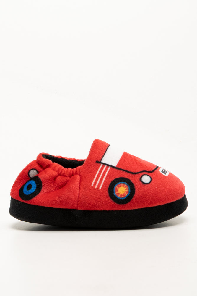 Car Slippers Red (1)