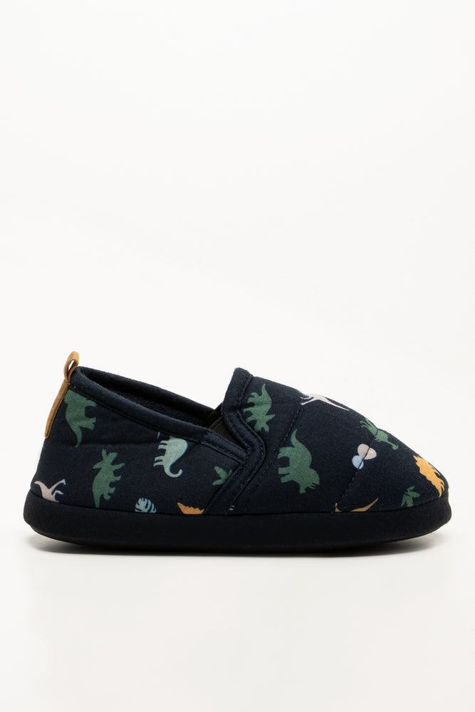 Dino Slippers Navy
