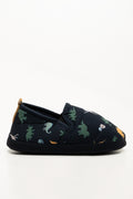 Dino Slippers Navy (1)