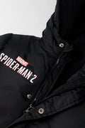 Spider-Man Hooded Parka Jacket Black (1)