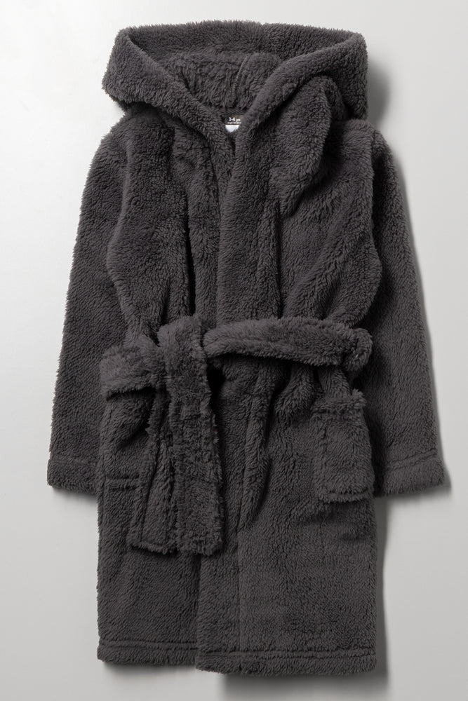 Shaggy Fleece Grown Dark Grey