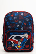 Superman Front Pocket Backpack Navy