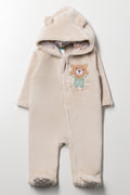 Fleece Babygrow Natural