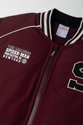 Spider-Man Bomber Jacket Burgundy (1)